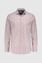 Chemise blanche à imprimé fin - regular fit  de Upper East pour Hommes