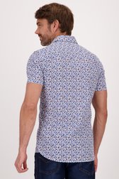 Chemise blanche à imprimé floral fin - regular fit de Dansaert Blue pour Hommes