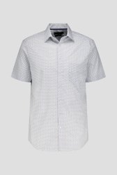 Chemise blanche à imprimé floral fin – Regular fit de Dansaert Black pour Hommes