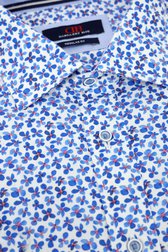 Chemise blanche à imprimé floral - regular fit de Dansaert Blue pour Hommes