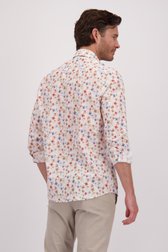 Chemise blanche à imprimé floral - regular fit de Upper East pour Hommes