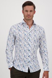 Chemise blanche à imprimé floral - Slim fit de Michaelis pour Hommes