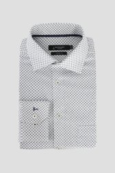 Le devant de Chemise blanche à imprimé vert - Comfort fit de Dansaert Black pour Hommes