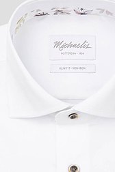 Détail de Chemise blanche à manches longues - Slim fit de Michaelis pour Hommes