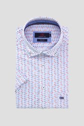 Chemise blanche à motif carreaux - Regular fit de Dansaert Blue pour Hommes