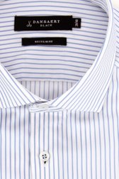 Chemise blanche à rayures bleues - regular fit de Dansaert Black pour Hommes