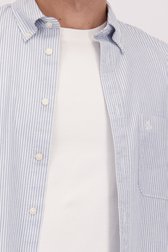 Détail de Chemise blanche à rayures – Regular fit  de Marc O'Polo pour Hommes