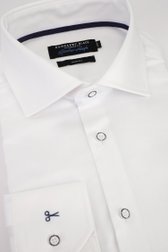Chemise blanche à structure fine - Slim fit de Dansaert Black pour Hommes
