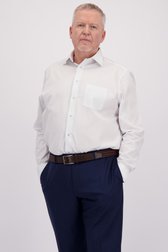 Chemise blanche avec imprimé fin - Comfort fit de Dansaert Black pour Hommes