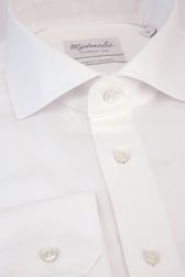Détail de Chemise blanche en tissu texturé - Slim fit  de Michaelis pour Hommes