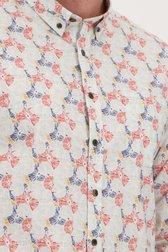 Détail de Chemise bleu clair à imprimé - Regular fit de Bluefields pour Hommes