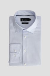 Photo produit 1 de Chemise bleu clair à motif chevrons – Regular fit de Dansaert Black Premium pour Hommes