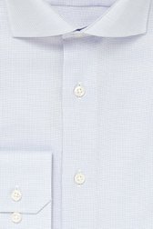 Détail de Chemise bleu clair chiné – Coupe slim de Michaelis pour Hommes