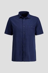 Photo produit 1 de Chemise bleu en tissu structuré - Regular fit de Ravøtt pour Hommes