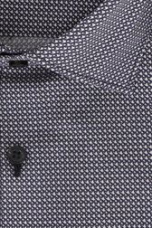 Chemise bleu foncé à imprimé écru -Regular fit de Dansaert Black pour Hommes