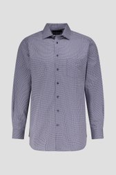 Photo produit 3 de Chemise bleu foncé à imprimé fin - comfort fit  de Dansaert Black pour Hommes