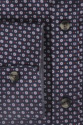 Chemise bleu foncé à imprimé fin - comfort fit de Dansaert Blue pour Hommes