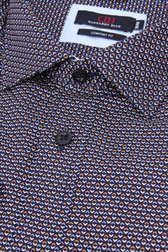 Chemise bleu foncé à imprimé fin - Comfort fit  de Dansaert Blue pour Hommes