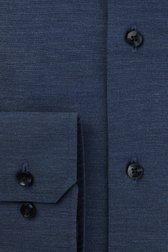Chemise bleu foncé à l'allure de jean - Slim fit de Michaelis pour Hommes