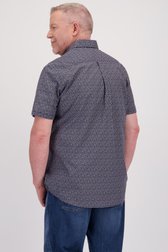 Chemise bleu foncé à pois - comfort fit.  de Dansaert Blue pour Hommes