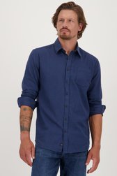 Le devant de Chemise bleu foncé - Regular fit de Bluefields pour Hommes