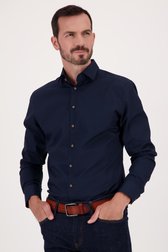 Chemise bleu foncé - Regular fit de Upper East pour Hommes