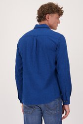 Le dos de Chemise bleu royal - Regular fit de Ravøtt pour Hommes