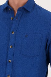 Détail de Chemise bleu royal - Regular fit de Ravøtt pour Hommes