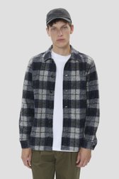 Le devant de Chemise bleue à carreaux – Regular fit de Matinique pour Hommes