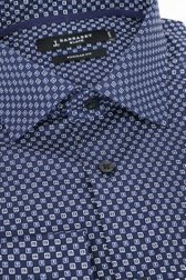 Photo produit 2 de Chemise bleue à motif carrés – Regular fit de Dansaert Black pour Hommes