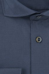 Photo produit 2 de Chemise bleue à motif fin – Slim fit de Michaelis pour Hommes