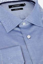 Photo produit 2 de Chemise bleue chinée – Comfort fit de Dansaert Black pour Hommes