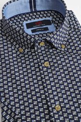 Photo produit 1 de Chemise bleue imprimée - Comfort fit de Dansaert Blue pour Hommes