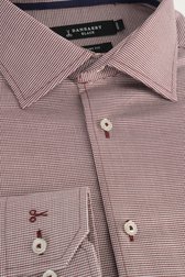 Photo produit 1 de Chemise bordeaux à fine imprimé - Comfort fit de Dansaert Black pour Hommes