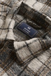 Photo produit 2 de Chemise brune à carreaux – Regular fit de Matinique pour Hommes