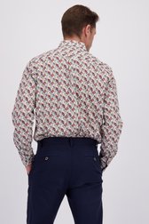 Le dos de Chemise écru à imprimé feuillage - comfort fit de Dansaert Blue pour Hommes
