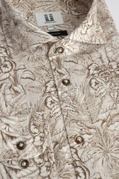 Photo produit 2 de Chemise en lin beige clair  de Upper East pour Hommes