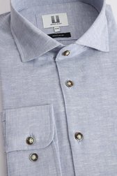 Photo produit 2 de Chemise en lin bleu clair de Upper East pour Hommes