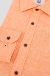 Chemise en lin orange - Regular fit  de Upper East pour Hommes