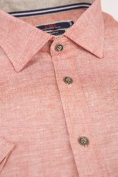 Chemise en lin rouge chiné - Regular fit de Dansaert Blue pour Hommes