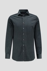 Photo produit 1 de Chemise en velours côtelé vert foncé - Regular fit de Upper East pour Hommes