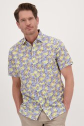 Chemise imprimée feuilles - Regular fit de Dansaert Blue pour Hommes
