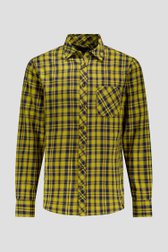 Photo produit 1 de Chemise jaune à motif à carreaux – Regular fit de Ravøtt pour Hommes