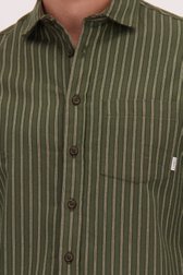 Détail de Chemise kaki à rayures - Regular fit de Casual Five pour Hommes
