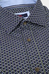 Chemise marine à imprimé bleu-vert - regular fit  de Dansaert Blue pour Hommes
