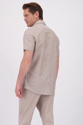 Le dos de Chemise marron à manches courtes - Regular fit de Dansaert Blue pour Hommes