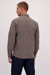 Le dos de Chemise marron - Regular fit de Casual Five pour Hommes