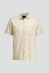Photo produit 1 de Chemise rayée beige - Regular fit de Ravøtt pour Hommes