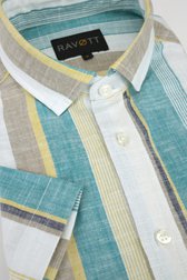 Chemise rayée colorée - Coupe regular de Ravøtt pour Hommes