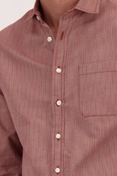Détail de Chemise rouge à imprimé discret de Ravøtt pour Hommes